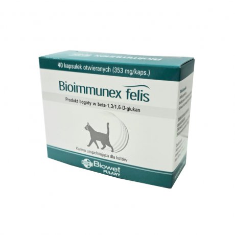 Bioimmunex Felis od Biowet - Wzmocnienie odporności kota