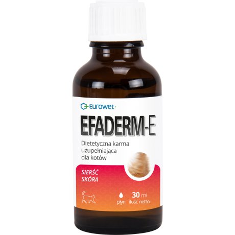 EUROWET Efaderm-E płyn wspomagający na stany zapalne skóry dla kotów
