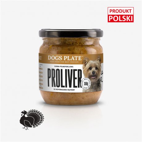 Dogs Plate Proliver na chorą wątrobę z indykiem