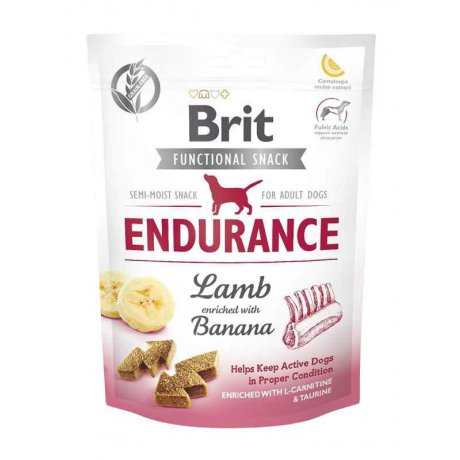 Brit Functional Snack Endurance Lamb Banana dla psów aktywnych