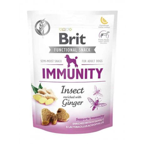 Brit Functional Snack Immunity Insect Ginger przysmak na odporność