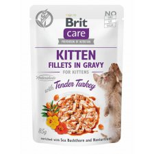 BRIT Care Cat Kitten Fillets in Gravy z indykiem
