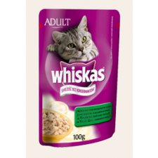 Whiskas saszetka różne smaki w kremowym sosie 100g