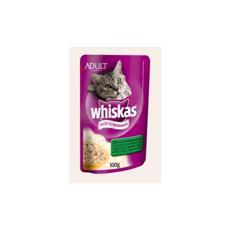 Whiskas saszetka różne smaki w kremowym sosie 100g