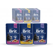 Brit Cat Premium saszetka 100g rózne smaki