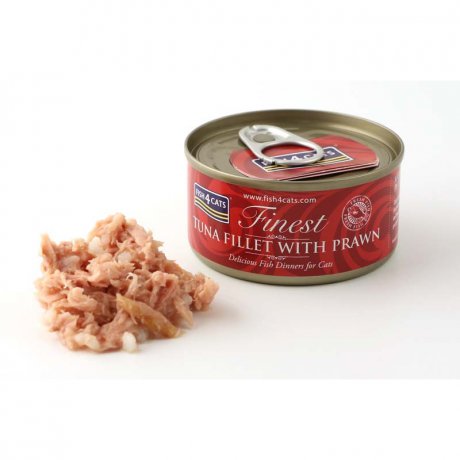 Fish4Cats Filety Tuńczyka z Krewetkami