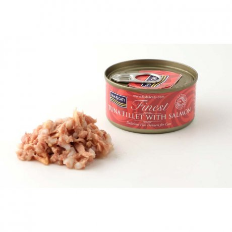 Fish4Cats Filety Tuńczyka z Łososiem