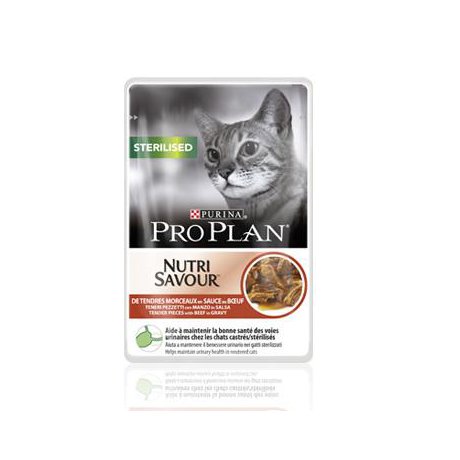 Pro Plan Sterilized Nutri Savour saszetka 85g dla kotów po zabiegu sterylizacji lub kastracji