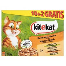 Kitekat Delikatne dania saszetki 12x100g 