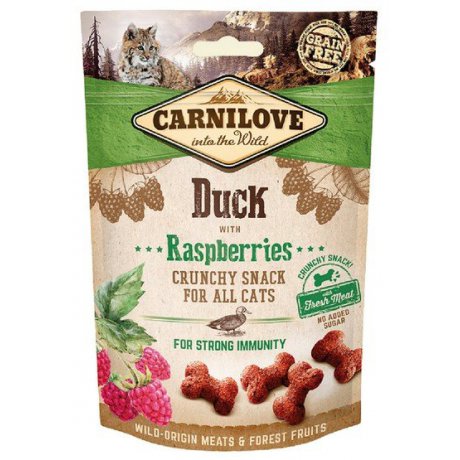 Carnilove Cat Snack Fresh Crunchy Duck Raspberries