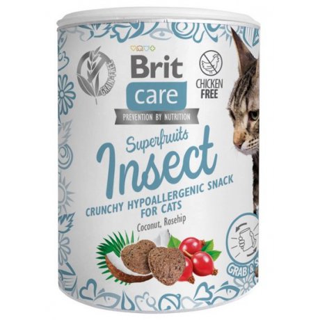 Brit Care Cat Snack - Owady & Superowoce dla Kota