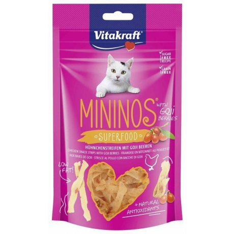 Vitakraft Mininos Superfood Kurczak z Jagodami Goji