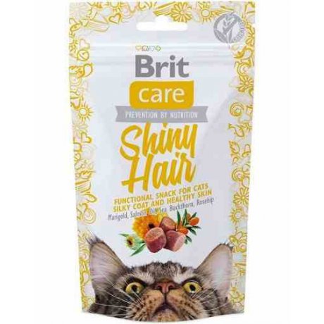 Brit Care Snack - Lśniąca sierść kota