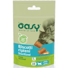 Oasy All Ages Sterilized nadziewane biszkopty dla kota 60g
