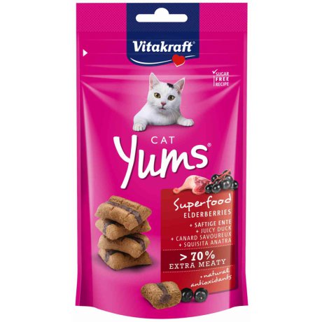 Vitakraft Cat Yums Superfood czarny bez