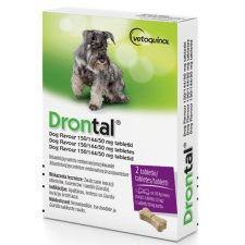 Vetoquinol Drontal Flavour środek przeciwpasożytniczy dla psów 