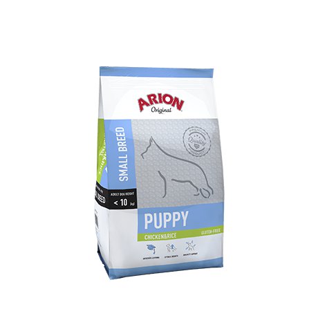 Arion Original Puppy Small Breed Chicken and Rice sucha karma dla szczeniąt małych ras z kurczakiem i ryżem