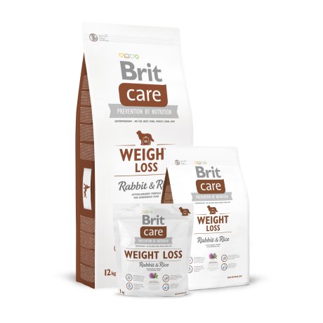 Brit Care Weight Loss Rabbit & Rice  karma odchudzjąca na bazie królika z ryżem