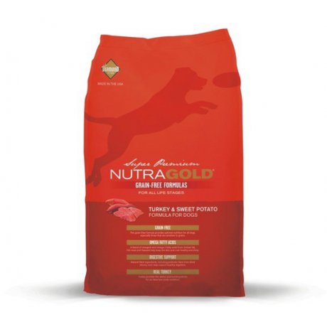 Nutra Gold Grain Free Turkey & Sweet Potato bezzbozowa karma z indykiem i batatmi