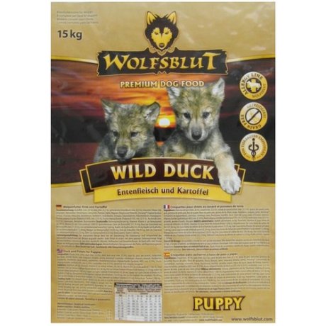Wolfsblut Dog Wild Duck Puppy kaczka i bataty