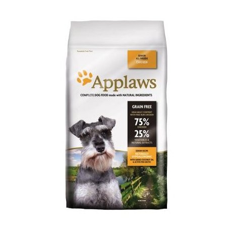 Applaws Senior Dog All Breeds Kurczak - Karma dla Starszych Psów, Hamująca Proces Starzenia