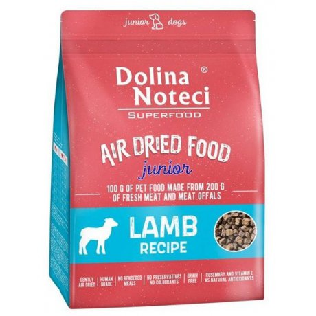Dolina Noteci Superfood Air Dried Pies Junior Danie z jagnięciny