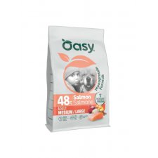 Oasy Monoprotein Adult Monobiałkowa Karma dla szczeniąt ras średnich i dużych z łososiem