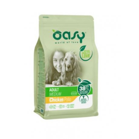 Oasy Lifestage Adult Medium karma dla szczeniąt średnich ras z kurczakiem