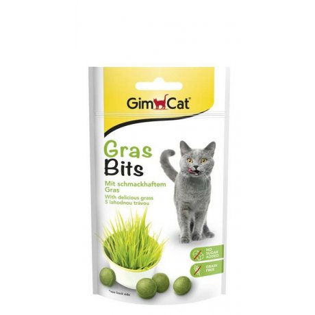 GimCat GrasBits - Zdrowe Dropsy z Kocią Trawką dla Kota