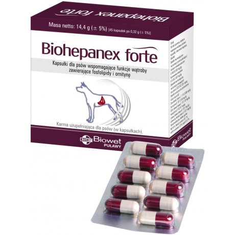 Biowet Biohepanex Forte - Preparat na Wątrobę dla Psa
