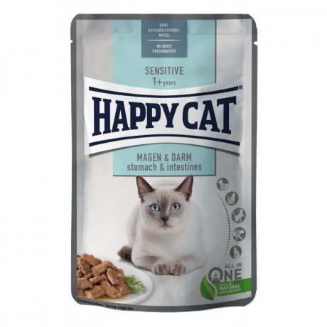 Happy Cat Sensitive Meat in Sauce Stomach & Intestines na roblemy trawienia