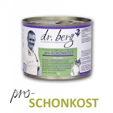 Dr Berg Pro-Schonkost karma dla kotów na trzustkę i wątrobę