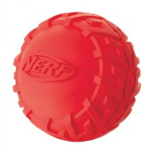 Nerf Gumowa piszcząca piłka z bieżnikiem