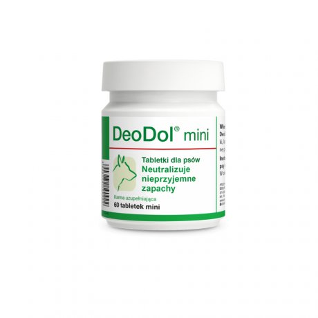 Dolfos DeoDol Mini preparat regulujący procesy trawienne i neutralizujący nieprzyjemne zapachy dla psów
