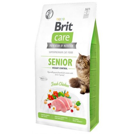Brit Care Cat Grain Free Senior Weight Control dla starszych lub wysterylizowanych kotów