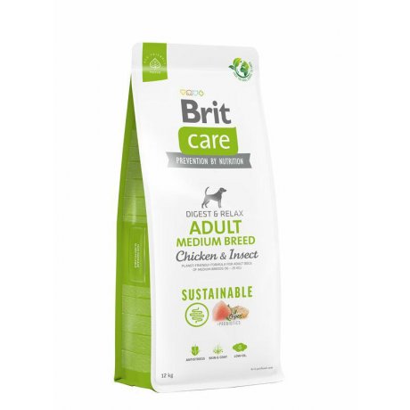 Brit Care Sustainable Adult Medium Breed Chicken & Insect kurczak z owady