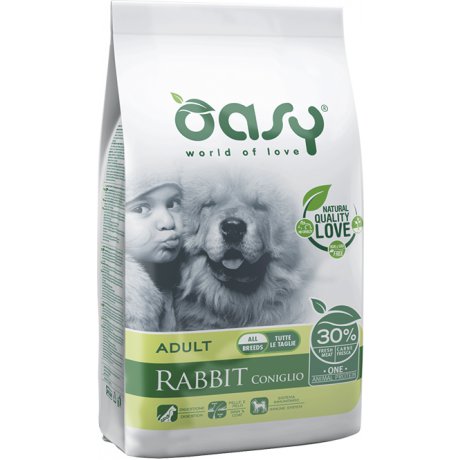 Oasy One Animal Protein Adult Rabbit M/L z królikiem