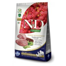 Farmina N&D Quinoa Weight Managemant Lamb & Broccoli karma dla psów z nadwagą