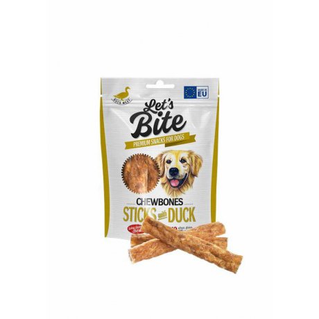 Brit Lest Bite Chewbone Stick with Duck
