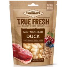 Carnilove True Fresh RAW Freeze-Dried Duck & Red Fruits kaczka