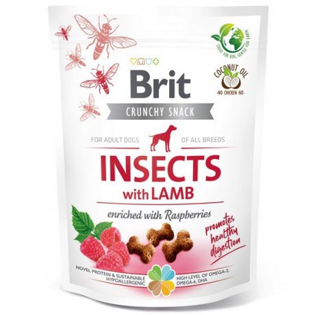 Brit Care Dog Crunchy Cracker Insect & Lamb owady i jagnięcina