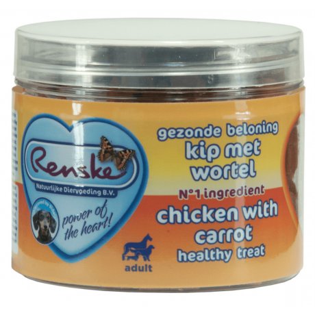 Renske Dog Healthy Mini Treat Chicken with carrots kurczak z marchwią