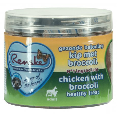 Renske Dog Healthy Mini Treat Chicken with broccoli kurczak z brokułami