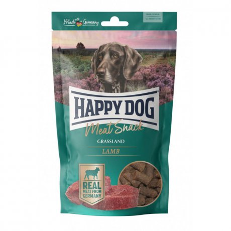 Happy Dog Meat Snack Grassland bezzbożowy przysmak dla psa z jagnięciny