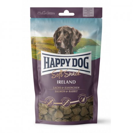 Happy Dog Soft Snack Soft Snack Irlandia przysmak dla psa z łososia i królika