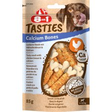 8in1 Tasties Calcium Bones pierś z kurczaka na kości wapniowej