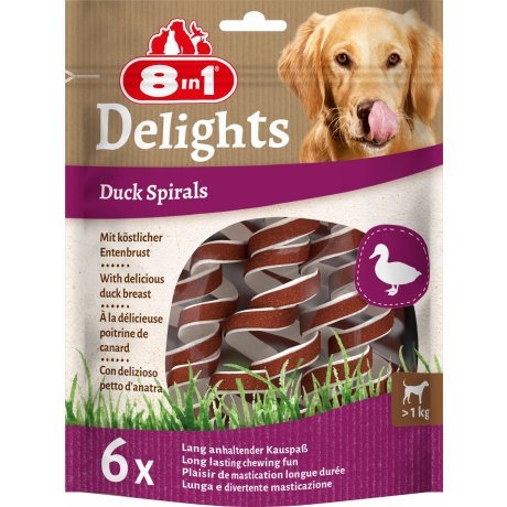 8in1 Delights Duck Spirals 