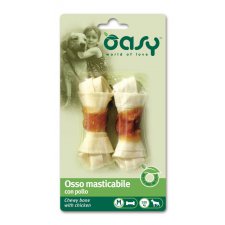 Oasy Kość z suszonym mięsem M dla psów do 20kg 2szt.