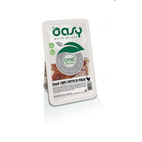 Oasy One protein monoproteinowe przysmaki dla psa 100% piersi z kurczaka 80g