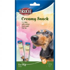 Trixie Creamy Snack przysmak dla psa krem z kurczakiem 5x14g